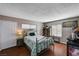 Guest bedroom with a metal bed frame and ample closet space at 4008 Snead Dr, Las Vegas, NV 89107