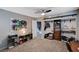 Bedroom featuring closet with black supports and an open doorway to another room at 4008 Snead Dr, Las Vegas, NV 89107