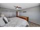 Bedroom featuring a wooden bed frame, carpeted floors, and closet at 4008 Snead Dr, Las Vegas, NV 89107