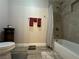 Bathroom with tub and shower at 420 Rhythm St, Henderson, NV 89074