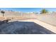 Large, mostly gravel backyard with block walls at 5417 Lemhi Ct, North Las Vegas, NV 89031