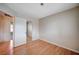 Bedroom with wood floors, a closet, and natural light at 5767 Tabitha Ave, Las Vegas, NV 89156