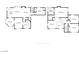 Detailed floorplan showcasing the layout of the first and second floors of the home at 908 Primrose Ln, Henderson, NV 89011