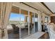 Sliding glass doors open to a private balcony at 9204 Tesoras Dr # 401, Las Vegas, NV 89144