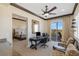 Main bedroom with sitting area and private office at 9204 Tesoras Dr # 401, Las Vegas, NV 89144