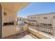 Private balcony with a built-in grill and mountain views at 9204 Tesoras Dr # 401, Las Vegas, NV 89144