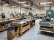 Spacious workshop, fully equipped with woodworking machinery at 10813 Black Ledge Ave, Las Vegas, NV 89134