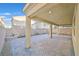 Covered patio area with brick pavers at 1112 Via San Pietro, Henderson, NV 89011