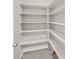 Large pantry with ample shelving for storage at 1112 Via San Pietro, Henderson, NV 89011