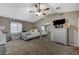 Spacious bedroom with mirrored closet and neutral decor at 1125 Neva Ranch Ave, North Las Vegas, NV 89081