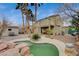 Private backyard pool and patio area at 1125 Neva Ranch Ave, North Las Vegas, NV 89081