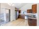 Kitchen with stainless steel appliances and wood cabinets at 1702 La Cruz Dr, Henderson, NV 89014