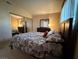 Bright bedroom featuring a double bed and mirrored closet at 1806 Discus Dr, Las Vegas, NV 89108