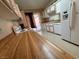 Efficient kitchen with wood countertops and sliding door at 1806 Discus Dr, Las Vegas, NV 89108