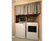 Bright laundry room with washer and dryer included at 1806 Discus Dr, Las Vegas, NV 89108