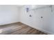 Laundry area with wood-look flooring and shelving at 2113 La Harve Dr, Las Vegas, NV 89106