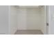 Empty closet with shelving and carpeted floor at 2615 W Gary Ave # 1069, Las Vegas, NV 89123