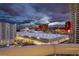 Stunning aerial view of Las Vegas skyline from a luxury condo at 2857 Paradise Rd # 1901, Las Vegas, NV 89109