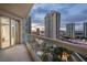 Private balcony boasting panoramic city views at 2857 Paradise Rd # 1901, Las Vegas, NV 89109