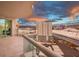 Luxury balcony with glass railings, showcasing city skyline at sunset at 2857 Paradise Rd # 1901, Las Vegas, NV 89109