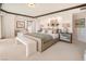 Elegant Primary bedroom, featuring a neutral color palette and city views at 2857 Paradise Rd # 1901, Las Vegas, NV 89109