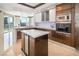 Modern kitchen with a large island and high-end appliances at 2857 Paradise Rd # 1901, Las Vegas, NV 89109