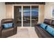 Sitting area with large windows and city views at 2857 Paradise Rd # 1901, Las Vegas, NV 89109