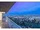 Balcony offering breathtaking panoramic views at 3111 Bel Air Dr # 18F, Las Vegas, NV 89109