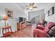 Relaxing Gathering room with sliding door to patio access at 348 Wild Plum Ln, Las Vegas, NV 89107