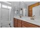 Bathroom with double sinks and a shower/tub at 3721 Alcantara Ln, North Las Vegas, NV 89084