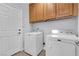 Laundry room with washer and dryer at 3721 Alcantara Ln, North Las Vegas, NV 89084