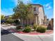 Two-story house with attached garage and landscaping at 4204 Becket Ct, Las Vegas, NV 89129