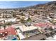 Aerial view highlighting the home's location and neighborhood at 505 Ville Dr, Boulder City, NV 89005