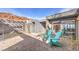 Private courtyard with mountain views at 505 Ville Dr, Boulder City, NV 89005