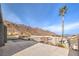 Spacious patio with mountain and lake views at 505 Ville Dr, Boulder City, NV 89005