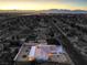 Single-story house with backyard and covered patio, aerial view at 5117 Dancer Way, Las Vegas, NV 89107