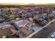 Aerial view of house and neighborhood at 5117 Dancer Way, Las Vegas, NV 89107