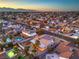 Aerial view of house, neighborhood, and mountains at 5117 Dancer Way, Las Vegas, NV 89107