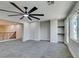 Spacious bonus room with ceiling fan at 7024 Bluebird Wing St, North Las Vegas, NV 89084