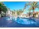 Relaxing community pool area with ample lounge space at 7167 S Durango Dr # 203, Las Vegas, NV 89113