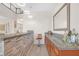 Beautiful bar area with ample counter space and custom cabinetry at 8 Hilltop Crest St, Henderson, NV 89011