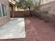 Desert landscaping with a large concrete patio at 8353 Stillhouse Ct, Las Vegas, NV 89113