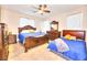 Bedroom with king-size bed and twin bed at 1290 El Solindo Ln, Henderson, NV 89002