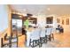 Modern kitchen with stainless steel appliances and island at 1290 El Solindo Ln, Henderson, NV 89002