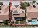 House with solar panels, pool, putting green, and backyard at 1306 Big Tree Ave, North Las Vegas, NV 89031