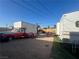 Backyard with RV, truck, and basketball hoop at 1900 W Carey Ave, North Las Vegas, NV 89032