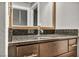 Vanity with granite countertop and modern faucet at 220 E Flamingo Rd # 426, Las Vegas, NV 89169