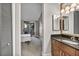 Bathroom boasts granite vanity and a walk-in shower at 220 E Flamingo Rd # 426, Las Vegas, NV 89169