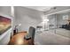 Home office with mirrored closet and ample desk space at 220 E Flamingo Rd # 426, Las Vegas, NV 89169