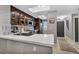 Modern kitchen with stainless steel appliances and white countertops at 220 E Flamingo Rd # 426, Las Vegas, NV 89169